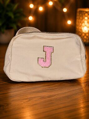 Monogram Letter J Fanny Pack Belt Bag New Without Tags